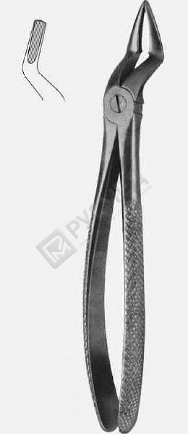Щипцы со средними губками для удаления корней зуб верхй челюсти № 51