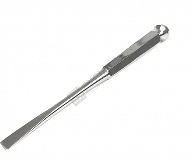 Долото с шестигранной ручкой плоское с 2-х сторонней заточкой, 10 мм, 230 мм