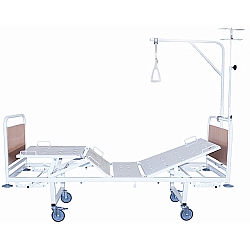 Кровать медицинская функциональная четырехсекционная со съемной колесной парой КМФ4-02- "Ока-Медик"