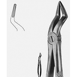 Щипцы с узкими губками для удаления корней зубов верхней челюсти № 51А